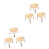 ARTIBETTER 6pcs Stylish Iron Candle Holders Modern Candle Holder for Wedding Centerpiece Table Decorations view 1