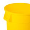 20 Gallon Round Trash Can Round Recycling Bin Round Ingredient Can Commercial Trash Can Bin Storage Kitchen Garbage Can Storage Containers Kitchen Trash Can Garbage Bin Office Trash Can (15, Yellow) view 3