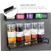 HOLIDYOYO Magnetic Spice Rack Organizer for Refrigerator Compact Magnetic Storage Shelf for Material Easy Installation Non-slip Design for Efficient Kitchen Organization view 2