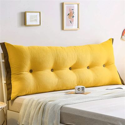 MGEMJMJ Large Ergonomics Backrest Wedge Headboard Cushion Reading Pillow Bed Back Support for Sitting Up in Bed Bolster(Size:31.5x25.6/80x65cm,Color:C)
