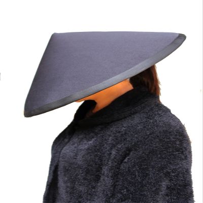Flmitey Coolie Hat for Men Women - Funny Party HatsConical HatRice Farmer Hats Black-Samurai Hat-Bamboo Hat