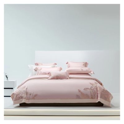 ADovz Summer 100% Natural Eucalyptus Soft Silky Cool Bedding Set Leaves Embroidery Duvet Cover Set Bed Sheet Pillowcases,Bed Sheets