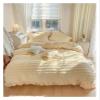 ADovz Super Soft Warm Shaggy Velvet Fleece Princess Bedding Set Tassel Single Double Duvet Cover Set Quilt Cover Bed Linen Pillowcases,Bed Sheets view 1