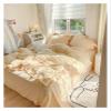 ADovz Super Soft Warm Shaggy Velvet Fleece Princess Bedding Set Tassel Single Double Duvet Cover Set Quilt Cover Bed Linen Pillowcases,Bed Sheets view 4