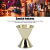 aqxreight Stainless Steel Double Measuring Cup for Cocktails - High Efficiency and Multipurpose (Gold Plated) view 3