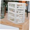Holibanna Transparent Desktop Storage Organizer Drawer Stackable Sundries Box for Home Office Multifunctional Indoor Organizer for Pens Cosmetics More view 2