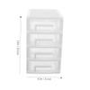 Holibanna Transparent Desktop Storage Organizer Drawer Stackable Sundries Box for Home Office Multifunctional Indoor Organizer for Pens Cosmetics More view 3