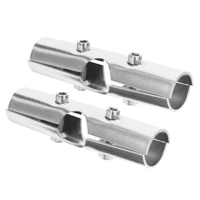 2 Sets Closet Rod Bracket Closet Hanger Rod Connector Closet Pole Fittings Curtains Rods Socket Window Curtain Rod Jackbox Repisas Stainless Steel Shelf 201 Stainless Steel