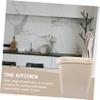 PRETYZOOM 2pcs Slim Lidless Trash Can Narrow Space Waste Basket for Kitchen Bathroom Office Design for Easy Use for Rooms and Craft Areas view 2