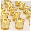LIFKOME 12pcs Elegant Glass Candle Holders Romantic Candle Cups for Weddings Dinner Parties Votive Holders Drip Prevention Decorative Centerpieces for Special Occasions view 4