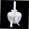 Amosfun 3pcs Satin Flower Girl Basket Faux Bowknot Decoration for Wedding Ceremony Wedding Basket for Flower Girls and Special Occasions view 2