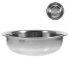 OSALADI Egg-beating Flour Basin Stainless Steel Mixing Bowl Easy to Clean for Bathroom Kitchen Use view 1