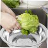 OSALADI Egg-beating Flour Basin Stainless Steel Mixing Bowl Easy to Clean for Bathroom Kitchen Use view 4