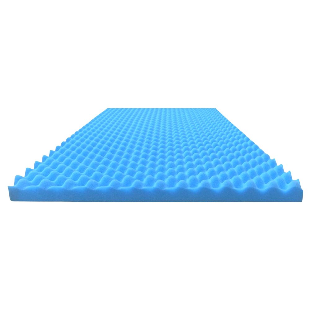 Airflow Foam Mattress Topper, Egg Crate Foam Pad, Hospital Mattress Pad and Bed Topper for Support, Pressure Relief and Weight Distribution. (Twin)