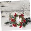 2pcs Christmas Simulation Wreath Xmas Decor Wreath for Trees view 2