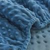 Bedding King Size Velvet Fitted Sheet Lightweight, Snug-Fit Bottom Sheets Only Deep Pocket Soft Breathable Elastic Mattress Pad Easily Fits 28cm Mattress ( Color : #02 , Size : Cal King-200*220cm ) view 4