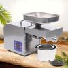 BANLICALI Oil Press Machine, 660W Stainless Steel Cold Press Oil Extractor Machine with Oil Cup, 3-6 kg/h Oil Press Speed Countertop Cold & Hot Press Machine for Peanut Soybean Rapeseed Silver 110V view 3