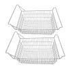 Freezer Organizer Bins, Metal Wire Basket Freezer Basket with High Low Handles, Refrigerator Basket Storage Rack Wire Storage Baskets Pantry Storage Basket for Kitchen Pantry view 1
