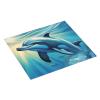 Ocean Dolphin Looking At You 1 Kitchen Counter Absorbent Matdish Drying Mat, Sink Matwater Absorption At Its Finest view 2