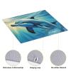 Ocean Dolphin Looking At You 1 Kitchen Counter Absorbent Matdish Drying Mat, Sink Matwater Absorption At Its Finest view 4