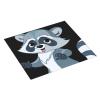 Cute Raccoon Kitchen Counter Absorbent Matdish Drying Mat, Sink Matwater Absorption At Its Finest view 2