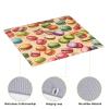 Macaron Biscuit Flavored Kitchen Counter Absorbent Matdish Drying Mat, Sink Matwater Absorption At Its Finest view 4