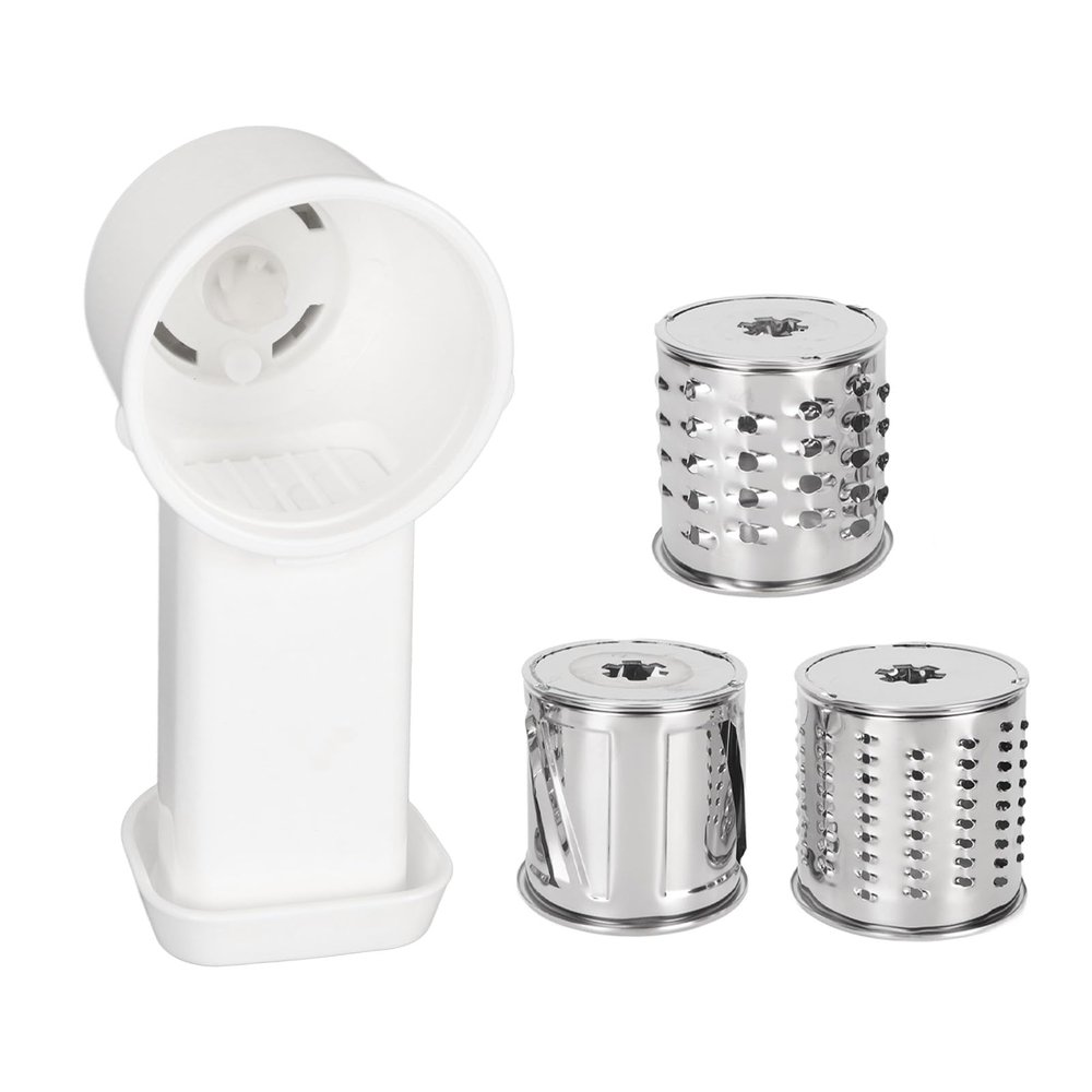 Jiawu Meat Grinder Attachments Stainless Steel Plastic Highly Efficient Ergonomic Design Universal Mincer Accessory for Replacement Stainless Steel, Plastic