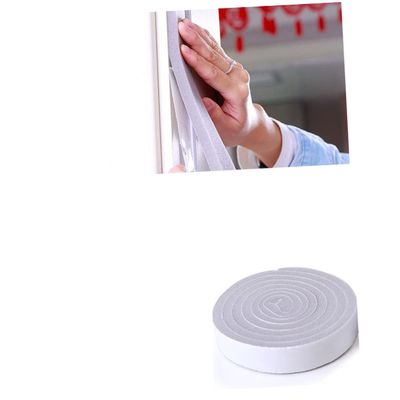 Amosfun Door Draft Stopper Door Sweep Strip Soundproof for Interior Heat Cold Resistant Easy to Install