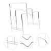 PRETYZOOM 2pcs Cutting Board Organizer Pot Lid Stand Kitchen Storage Rack Corner Fine Polishing view 2