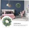Holibanna Decorative Lavender Wall Hanging Wreath Delicate Artificial Flower Garland for Home Decor Front Door and Room Decoration for Photography and Seasonal Celebrations view 2