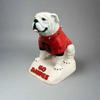 College Bronze Georgia Bulldogs UGA Mascot Table Top Stone Figurine view 3