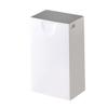 GERRIT Simple Mini Trash can Rectangular Plastic Waste Basket with lid Small Trash Recycling bin Desktop Garbage can Kitchen Bedroom Practical view 1