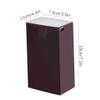 GERRIT Simple Mini Trash can Rectangular Plastic Waste Basket with lid Small Trash Recycling bin Desktop Garbage can Kitchen Bedroom Practical view 2