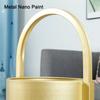 Indoor Umbrella Holder with Hooks Modern Round Thick Umbrella Stand Great for Umbrella Bucket for Front Door Entryway Hotel/Black+Bronze/33X33X69Cm view 3