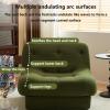 ESRADA Modern Style Corduroy Accent Chair Single Sofa for Living Room, Bedroom Oversized Armless Chair Grey view 4