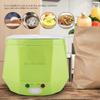 Gavigain 1.3 Liter Portable Car Electric Rice Cooker Food Steamer 12V 100W Portable Electric Rice Cooker Electric Rice Cooker Electric Food Steamer Car Steamer for Coach Travel Camping (Green) view 2
