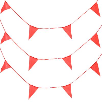 Baluue 1set Hanging Bunting Banner for Weddings and Birthday Parties Flags for Indoor and Outdoor Decoration Festive Garland for Celebrations
