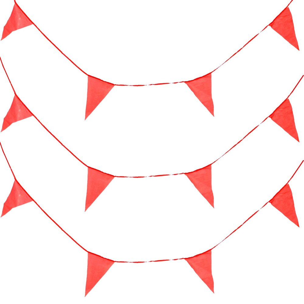 Baluue 1set Hanging Bunting Banner for Weddings and Birthday Parties Flags for Indoor and Outdoor Decoration Festive Garland for Celebrations