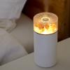 Xcello 2 in 1 Pink Salt Lamp Essential Oil Diffuser Humidifier Crystal LED Night Light for Bedroom Living Room White view 4