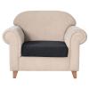 Sofa Seat Cushion Covers Velvet, Sofa Cushion Slipcovers Replacement, Couch Cushion Covers Thick Stretch for Individual Cushions Furniture Pector (Black,1-Seater (1 PC)) view 1