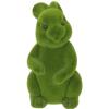 SUPVOX Easter Bunny Statue Lifelike Garden Decor for Home and Party Adorable Flocked Bunny Figure for Festive Easter Decoration view 1