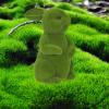 SUPVOX Easter Bunny Statue Lifelike Garden Decor for Home and Party Adorable Flocked Bunny Figure for Festive Easter Decoration view 2