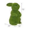 SUPVOX Easter Bunny Statue Lifelike Garden Decor for Home and Party Adorable Flocked Bunny Figure for Festive Easter Decoration view 3