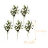 Ciieeo 5pcs Artificial Olive Branches Faux Plants for Wedding Decor Natural Looking Greenery Stems for Home Living Room Table Centerpieces -Friendly Beautiful Simulation view 2