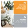 Ciieeo 5pcs Artificial Olive Branches Faux Plants for Wedding Decor Natural Looking Greenery Stems for Home Living Room Table Centerpieces -Friendly Beautiful Simulation view 4