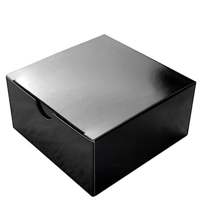 100 4 x 4 x 2" Black Cake Wedding Favors Boxes with Tuck Top for Wedding Party Birthday Candy Gifts Decorations Supplies