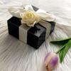 100 4 x 4 x 2" Black Cake Wedding Favors Boxes with Tuck Top for Wedding Party Birthday Candy Gifts Decorations Supplies view 4