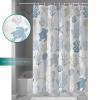 ZOE STORE Shower Curtains for Bathroom Accessories, Blue Coastal Polyester Fabric Bathtub Curtain with 12 Hooks, Nautical Summer Beach Coral Sea Turtle Waterproof Shower Curtains 72 x 84 Inches view 4