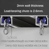 Aluminium Curtain Rail Ceiling Track Heavy Duty Double Conjoined Curtain Track Set Ceiling Mount For Office Home Bathroom Hospital Curtain Track System Shower Window Curtain ( Color : Champagne , Size view 3