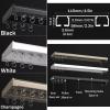 Aluminium Curtain Rail Ceiling Track Heavy Duty Double Conjoined Curtain Track Set Ceiling Mount For Office Home Bathroom Hospital Curtain Track System Shower Window Curtain ( Color : Champagne , Size view 4